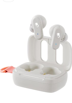 Skullcandy Dime 3 kabellose In-Ear-Ohrhörer, 20 Stunden Akku, Mikrofon - Weiß