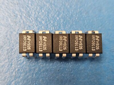 (5PCS) IRFD9113 Harris MOSFET P-CH 60V 600MA 4-DIP