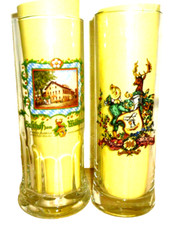 6 Gasthof Wildpark Roiderer Munich VALUE PACK Gams Deer 0.5L German Beer Glasses
