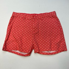 GapKids Girls Casual Shorts Red Multicolor Polka Dot Zip Slash Pockets 18