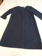 GAP Designed Navy color dress size 2 dresses for women 3/4 sleeve exposed zipper
