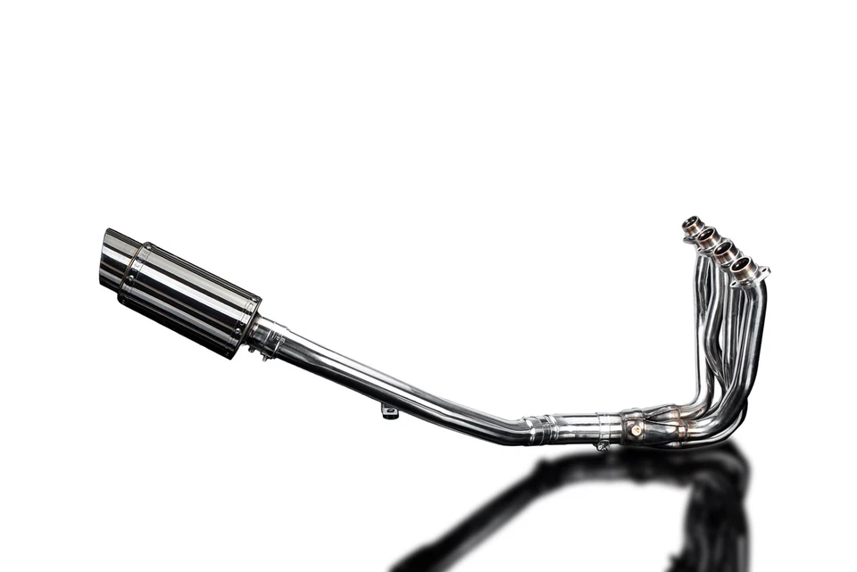 Kawasaki ZX-14R 2012-2023 Complete Exhaust 4-1 8" Round Stainless Muffler - Image 3 of 4