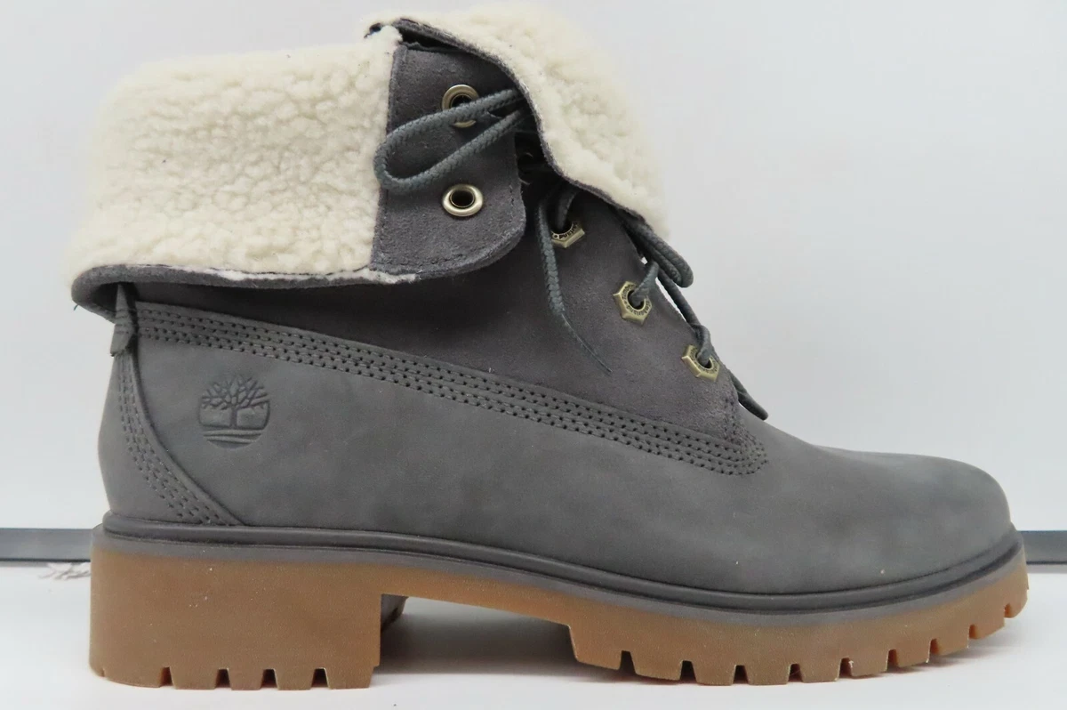 Timberland teddy hotsell fleece boots grey
