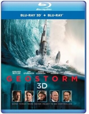 BLU-RAY Geostorm (Blu-Ray 3D, 2017) NEW Gerard Butler