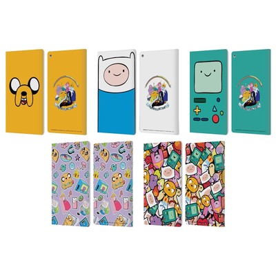 OFFICIAL ADVENTURE TIME GRAPHICS LEATHER BOOK WALLET CASE COVER FOR AMAZON FIRE