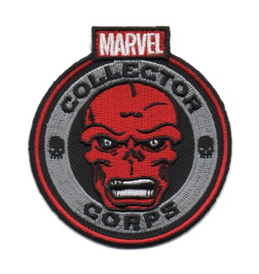 Hydra - Roter Schädel - Marvel Sammlerkorps - Funko - bestickter Aufnäher.