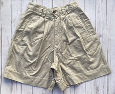 Vintage Khaki Princeton Club High Waisted Mom Shorts Estimated Size 1 25X18
