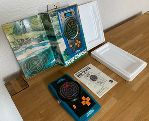 SUB CHASE MATTEL ELECTRONICS ANCIEN JEU ELECTRONIQUE