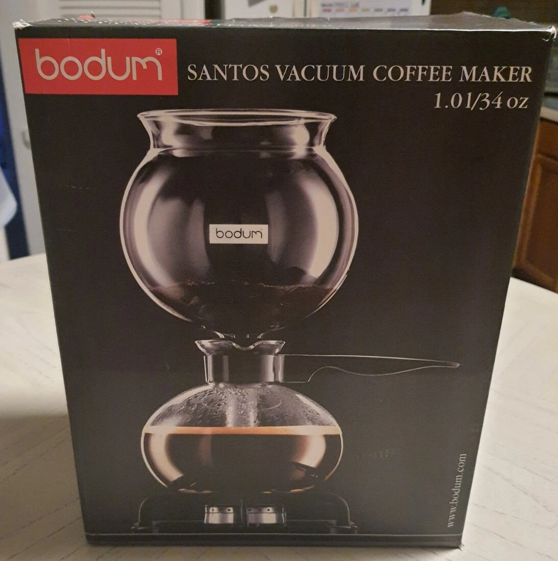 Bodum Santos Vacuum Coffee Maker 1208 1.01/34oz New Open Box
