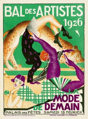 Poster Salon Auto 1906 – Reproduction Affiche Vintage 50x70cm