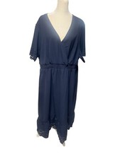 Shein Curve Navy Blue Dress Size 4XL