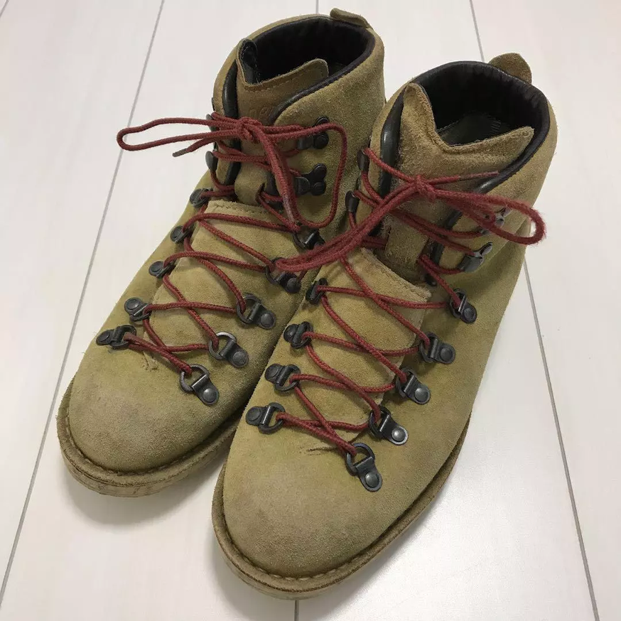 DANNER Mountain Light Lace Up Boots Men's Beige GORE-TEX  US:9