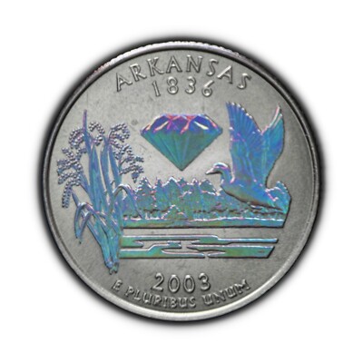 UNITED STATES. 2003, 25 Cents - Arkansas Quarter, Morgan Mint