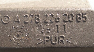 Mercedes-Benz A2782262085 Soundproofing injectors, left, for M278  