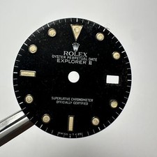 Rolex Explorer 2 II dial Tropical 16570 16550 black vintage