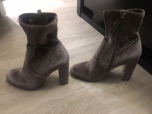 steve madden gray booties