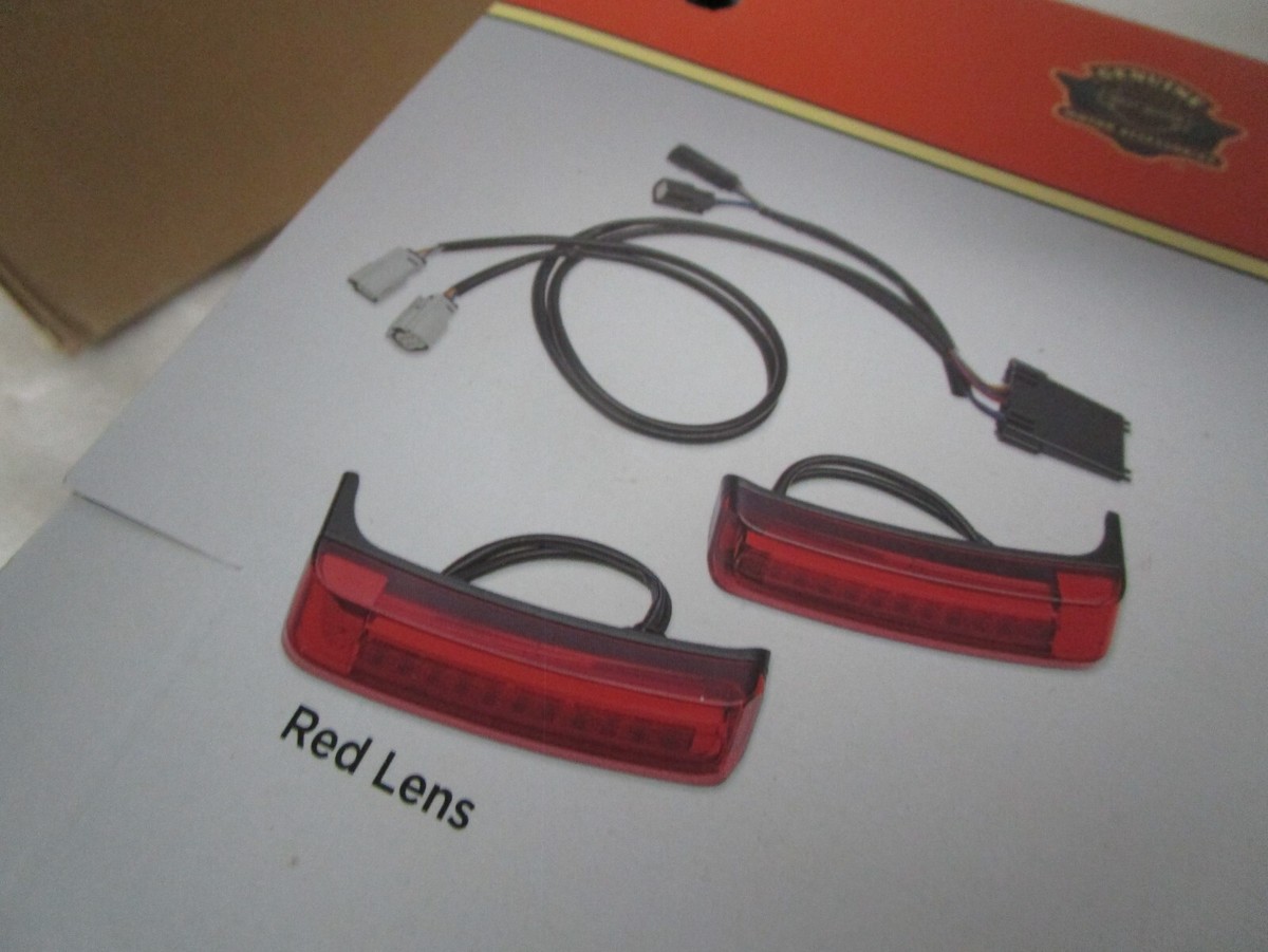 Harley-Davidson Red LED Saddlebag R/B/T Lights 67801023 for Harley-Davidson Red LED Saddlebag R/B/T Lights 67801023 for