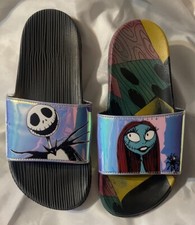 The Nightmare Before Christmas Grounds Up Size 9 Jack And Sally Slides