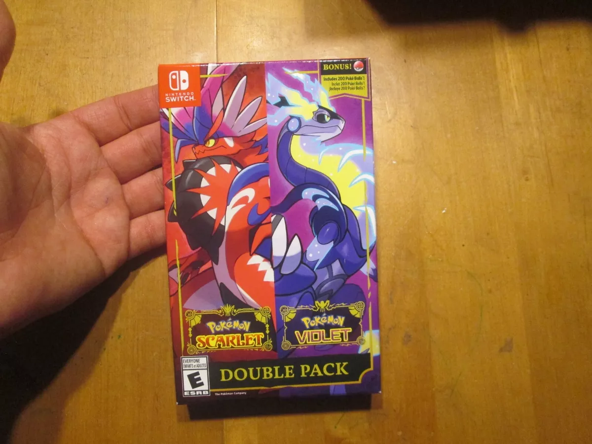 Pokémon Scarlet & Pokémon Violet Double Pack - Nintendo Switch