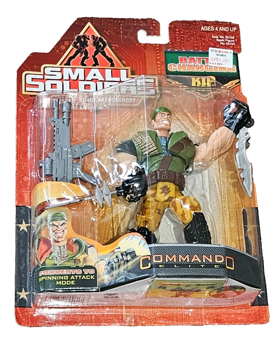 SMALLSOLDIERSアクションフィギュア Small Soldiers Battle Changing Kip Killigan Hasbro Rare 1998