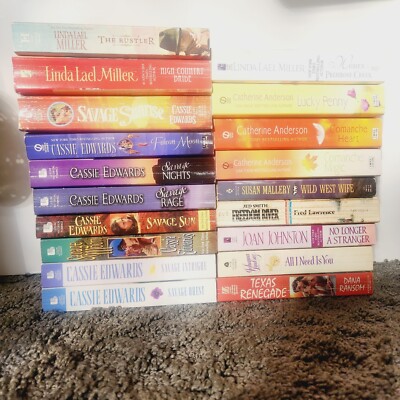 Historical Romance Lot 19 Cassie Edwards Catherine Anderson Linda Leal Miller
