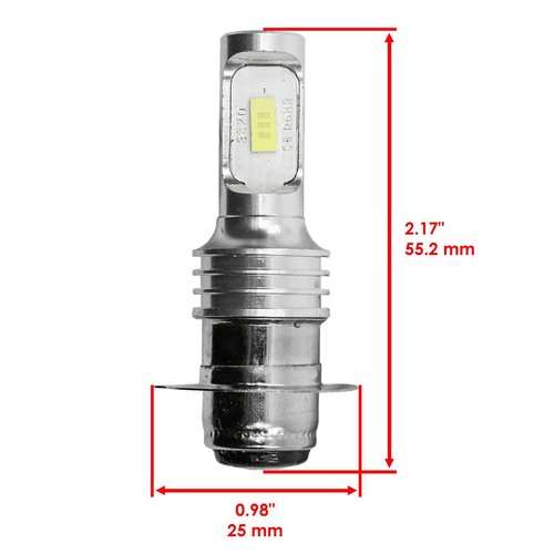 Caltric Headlight Socket And LED Bulb For Yamaha Rhino 660 YXR660F 4X4 2006 - Picture 3 of 7