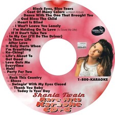 CUSTOM KARAOKE SHANIA TWAIN 21 SONG cdg CD G RARE HITS SHOES KA-CHING NAH MORE