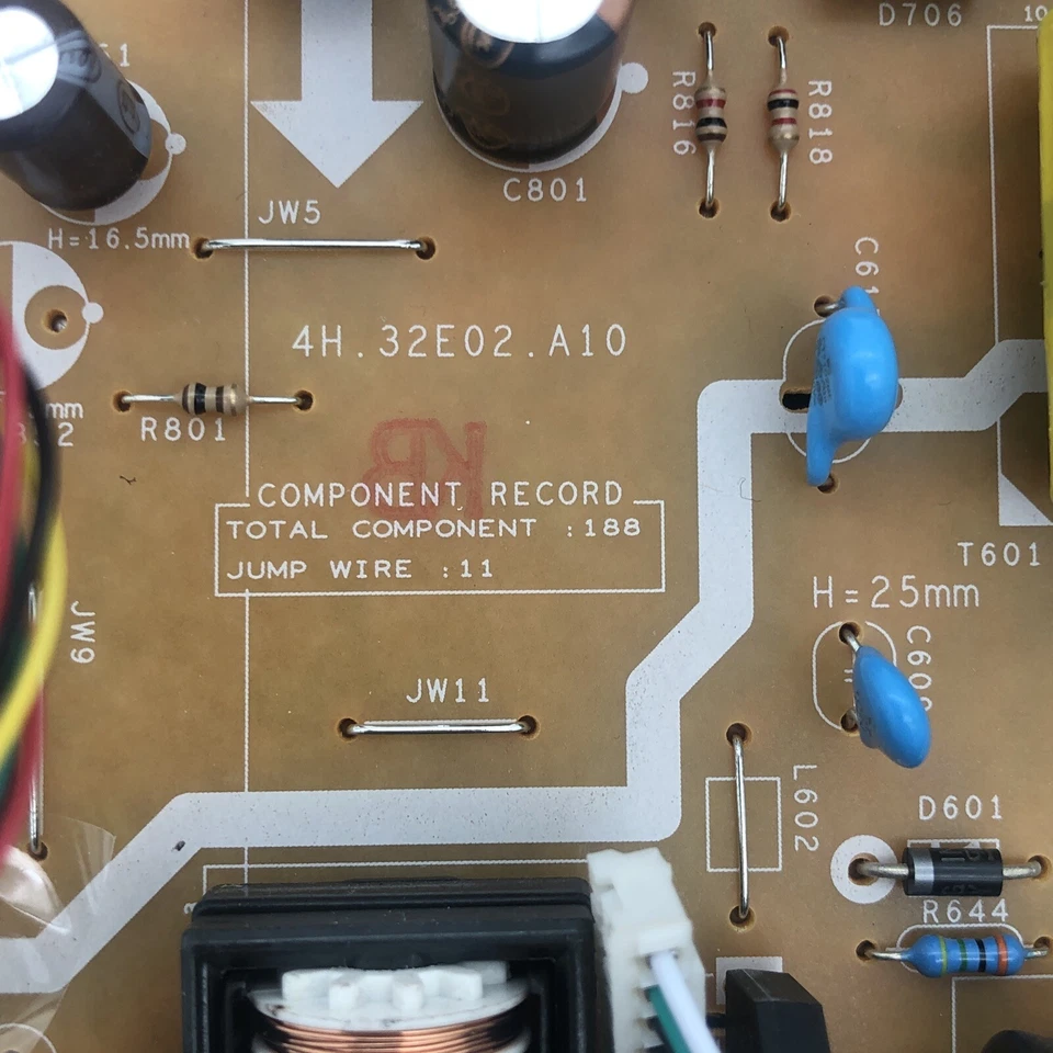 PSU POWER SUPPLY BOARD 4H.32E02.A10 FOR 24" Acer LCD Monitor KB242HYL - Image 2 of 2