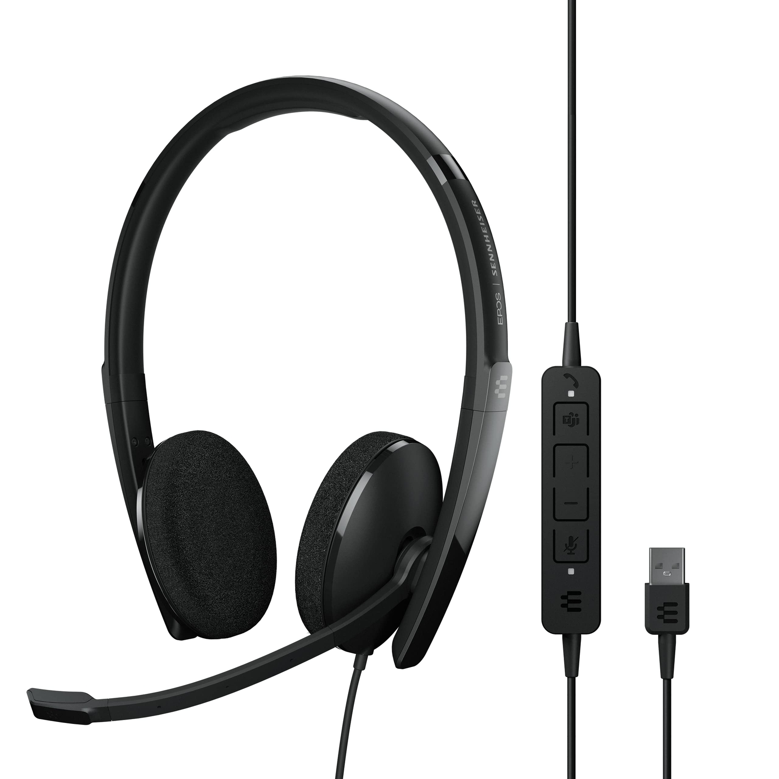 EPOS   Sennheiser Adapt 160T USB II (1000901) - Wired, Double-Sided Headset – US