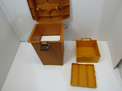 Vintage Fenwick Woodstream Sport Seat 9050 Fishing Tackle Box Bait