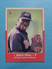 JESUS PENA 1998 WINSTON-SALEM WARTHOGS MINOR LEAGUE BASEBALL CARD # 22 F6854