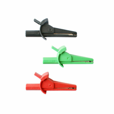 Schwarz/Rot/Grün Krokodilklemmen Set für elektrische Prüfleitungen LDM-116
