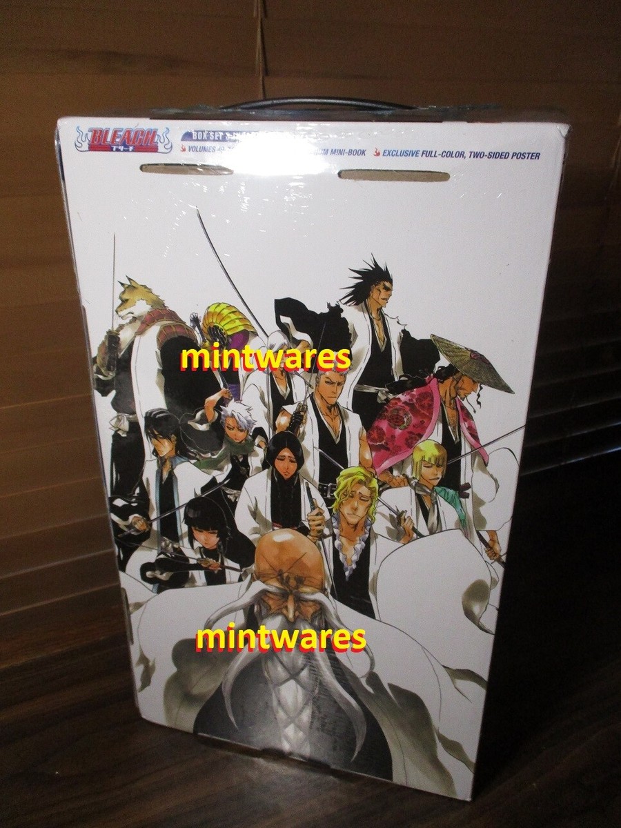 Bleach Manga Box Set 3 Volumes 49-74 English Tite Kubo + Mini Book