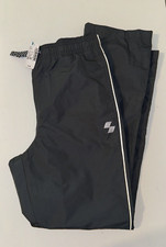 PLACE SPORT BOYS TRACK GYM SPORTS ATHLETIC LINED REFLECTIVE PANTS NEW 10/12