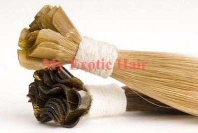 22'' Straight Remy Fusion Keratin Utip Nail Tip Human Hair Extensions 80g 100pcs