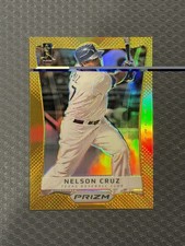 Nelson Cruz 2012 Prizm GOLD /10 Rangers #108 First Year Prizm