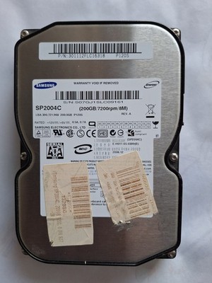 FESTPLATTE SAMSUNG SPINPOINT P120 SP2004C 200GB 7200U/min 8MB SATA II 3.5'' Zoll