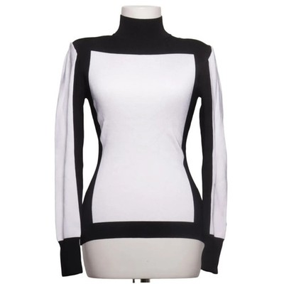 Balmain x H&M, Strickpullover, Größe: 36, Schwarz/Weiß #lXs