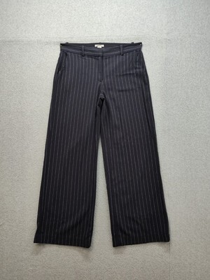 dress pants for women h&m Women's Light gray/plaid Wool-Blend Diagonal side pockets Women's Black MAMA Dress Pants