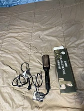  NICEBAY Hair Straightener Brush, 6 Temp Settings, Auto-Off, LED Display 