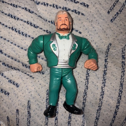 Vintage 1990 Hasbro WWF Million Dollar Man Ted Dib...