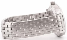 Glashutte Panomatic Date 39mm SILVER Automatic Stainless 90-01-02-02-14 BOX 8