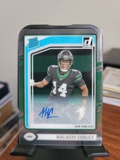 2024 Panini Donruss Clearly Rated Rookie Malachi Corley Auto #73 NY JETS