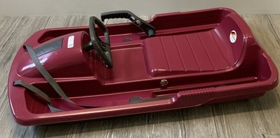 KHW  Lenkschlitten Schlitten Snow Fox  Berry  95cm  inkl. Zugseil  (R2-A4
