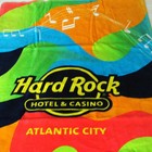 Hard Rock Hotel Casino Beach Towel Atlantic City All Cotton  Bright Colors Music — photo 1