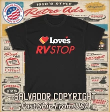 New Tee Love's RV Stops Love's Travel Stops Logo Men's T-Shirt American T-Shirt