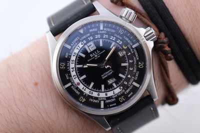 Ball Engineer Master II Diver Worldtime Steel Black Dial 45mm Papers 2010