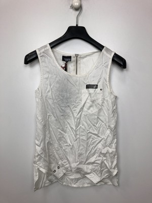 KHUJO Damen Top Modell: Varene Weiß S