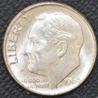 1964 Choice BU 90% Silver Roosevelt Dime