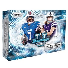 2025 Bowman University Best Football Hobby Box Factory Sealed NCAA Trading Cards